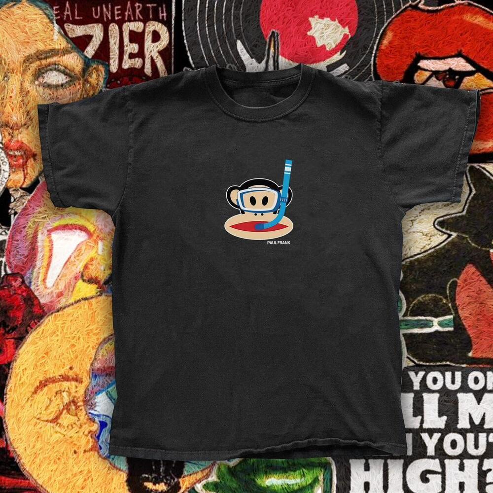 Black Paul Frank Monkey Tee